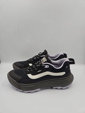 Vans Black & White Platform Sneakers